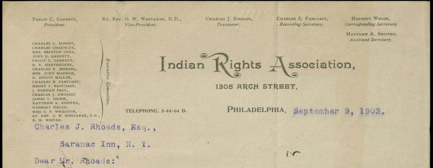 Letterhead_IRA_main office (1903)!''